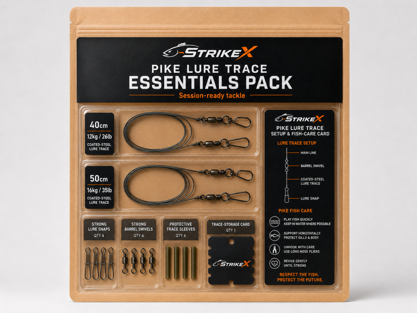 StrikeX Pike Lure Trace Essentials Pack preview